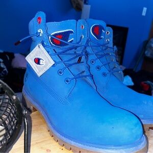 Timberland x Champion boots
